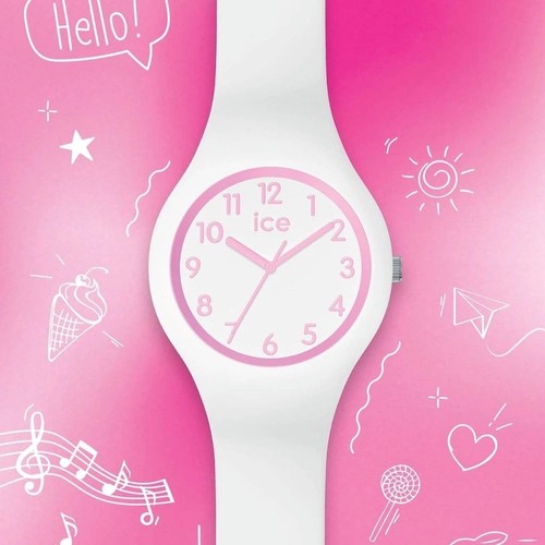 Ice watch kinderuhr weiß - kinderuhr, weiß/rosa