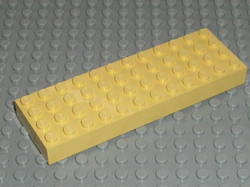 Lego ltyellow plate - ltyellow, 4x12