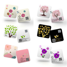 6 Stück Rundform und Goldbarren 0,01 Gramm Gold 999 0,01g. Flower  Leaf Series