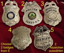 Historical police badge