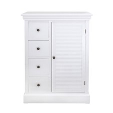 Kleiner Schrank HAMPTONS weiß