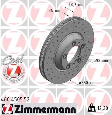 Zimmermann bremsscheibe - zimmermann,