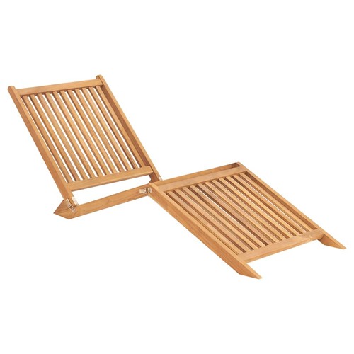 Teak massiv sonnenliege - teak,