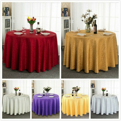 Jacquard rundtischdecke - jacquard,