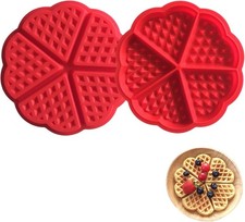 2x Waffelform Silikon Backform