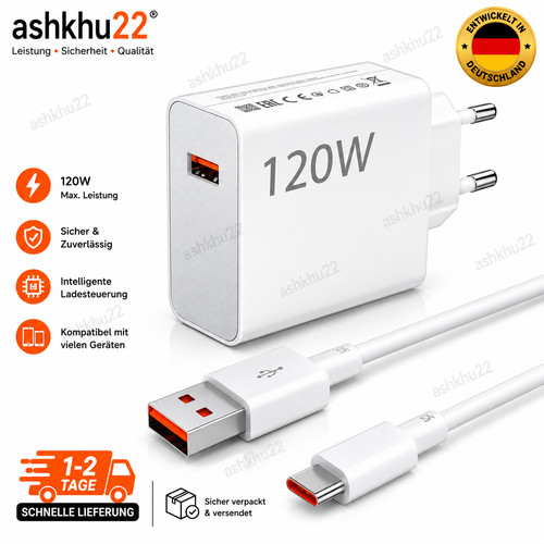 Xiaomi 120w schnell ladegerät - 120w,