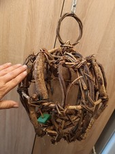Kletterkugel Wellensittiche aus Weinreben Vogelspielzeug, 30 cm von Körnerbude