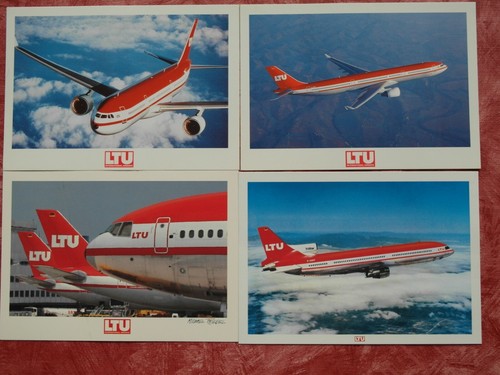 Flug postkarten der ltu - der,