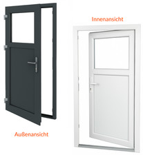 Nebeneingangstür Kunststoff