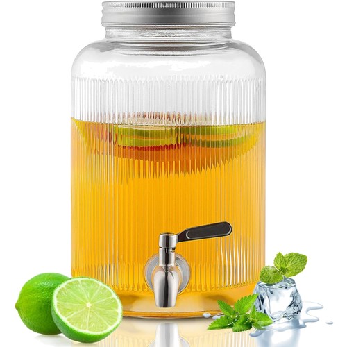 Getränkespender aus glas mit - aus,