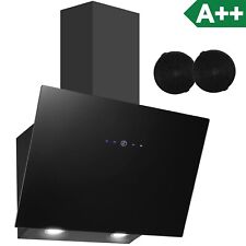 60cm Dunstabzugshaube Wandhaube Abluft Umluft Touch Display Glas A++ LED Neu
