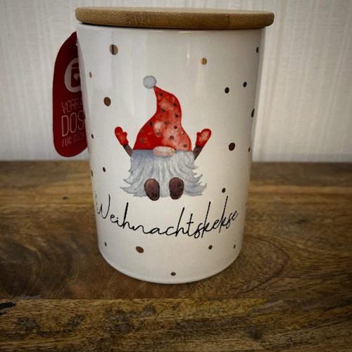 Vorratsdose wichtel keksdose - vorratsdose,