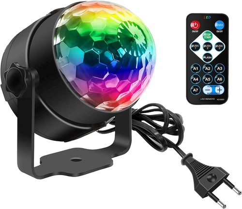 Discokugel led musikgesteuert - led,