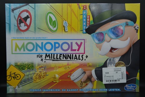 Hasbro monopoly millennials - hasbro,