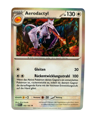 Pokemon karte aerodactyl - karte:, holo