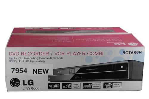 Rct689h vhs dvd - lg,