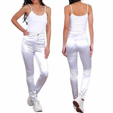 Damen Satin High Waist