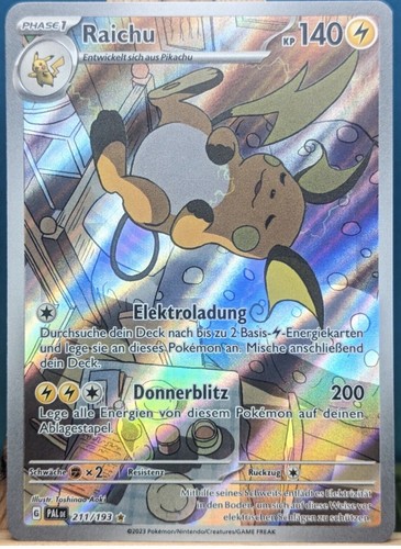 Pokemon karte raichu art rare - raichu,