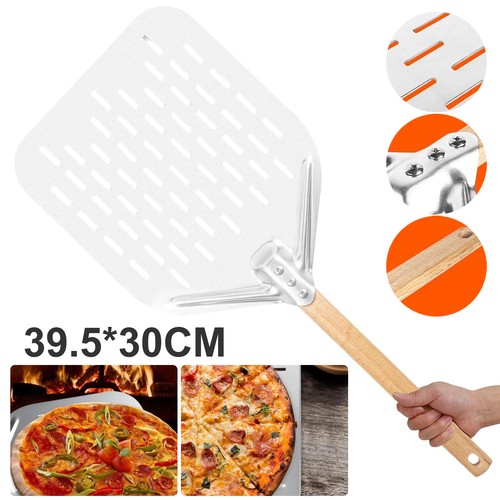 Pizzaschieber mit holzgriff - pizzaschieber,