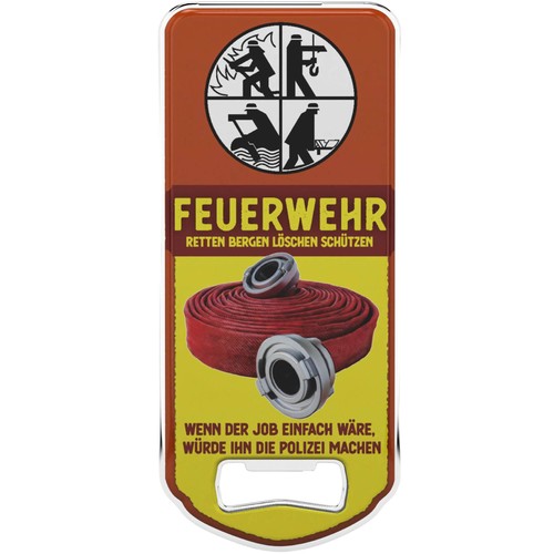 Flaschenöffner feuerwehrmann - flaschenöffner,
