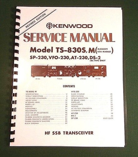 Kenwood 830s service - kenwood,