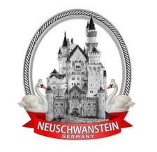 Schloss neuschwanstein magnet - schloss,
