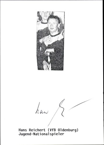 Autogramm fußballer hans - autogramm,