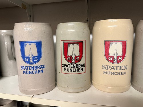 Maßkrug spatenbräu - -,