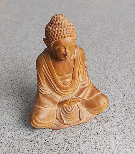 Buddha holzfigur klein - buddha,