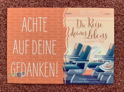 Postkarte zum buch - zum, "achte