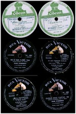 3x "TANGO ARGENTINO"  DI SARLI   u.a. 78RPM    (für elektr. Wiedergabe) Set256U