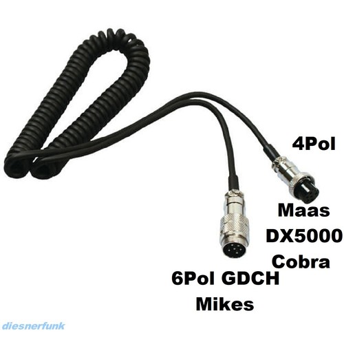 Mikrofonadapter 6pol gdch - 6pol,