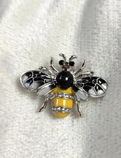 Brosche Anstecknadel Strass Perlen Hochzeit Geschenk Party Pins 