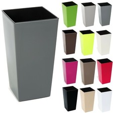 Blumentopf Pflanzkübel Blumenkübel Kunststoff Einsatz Glanz 14 Farben 6 Größen