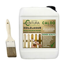Holzlasur Dickschichtlasur mit Pinsel 2in1 Holz Außen Dauerschutzlasur Holzfarbe