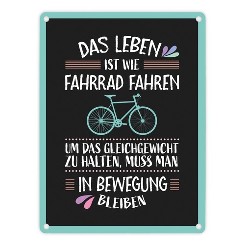 Das leben ist - ist, fahrrad