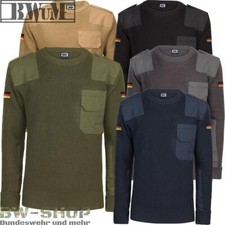 BWuM BUNDESWEHR PULLOVER MIT FLAGGEN BW PULLI WINTER ARMY ARMEE ARBEITSPULLOVER