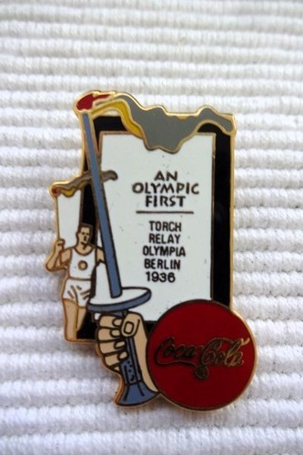 Coca cola olympic first pin - coca,