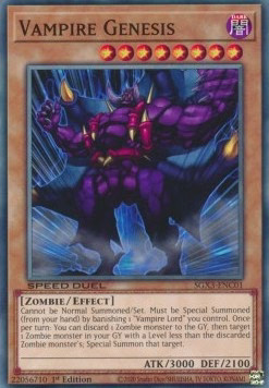 Yugioh vampire genesis - vampire, (v.1)