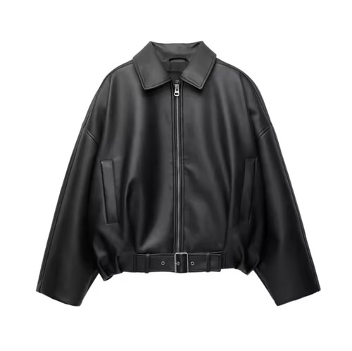 Vintage leather bomber - vintage,