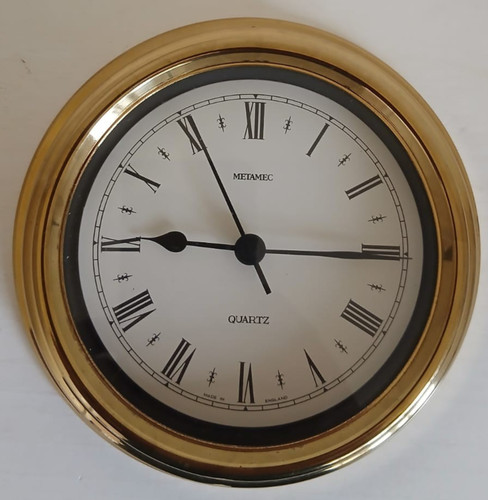 Vintage metamec messing uhr - metamec,