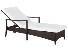 Rattanliege Gartenliege