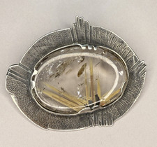 Unikat Brosche ZL/LZ ? Silber