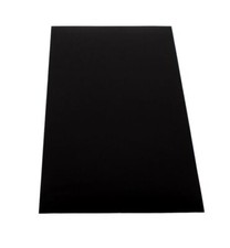 ABS Kunststoff Platte- ABS Zuschnitt- Farbe Schwarz- 100x49cm 1mm- TOP -Qualität