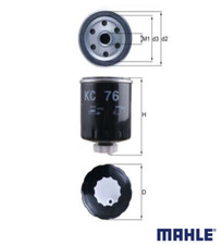 MAHLE KC 76 Kraftstofffilter für MITSUBISHI RENAULT 19 I II Laguna VOLVO S40 V40
