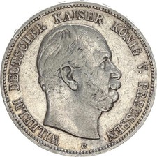 Preußen Wilhelm I. 5 Mark