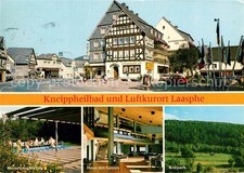 Bad Laasphe Ortspartie Wassertretbecken Haus des Gastes Kurpark