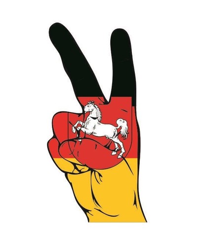 Aufkleber peace finger - aufkleber, peace-finger