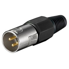 XLR Stecker 3polig 3 Kontakte