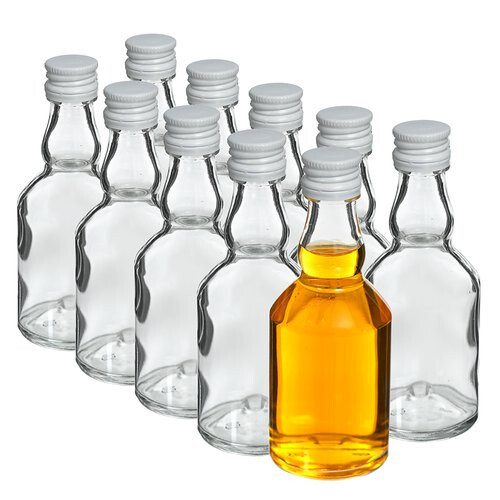 10er set glasflaschen ml - 10er-set, 50